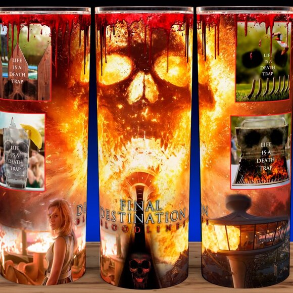 Final Destination Bloodlines Horror  Movie Cup Mug Tumbler 20oz - Picture 1 of 4